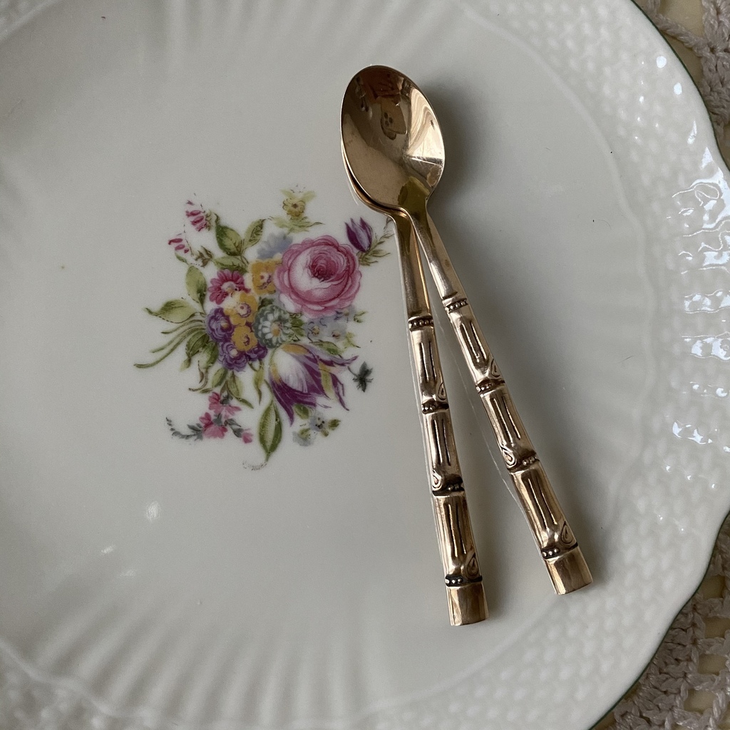 ✨Кофейная ложка латунь «Бамбук»  11,5 см Арт 49