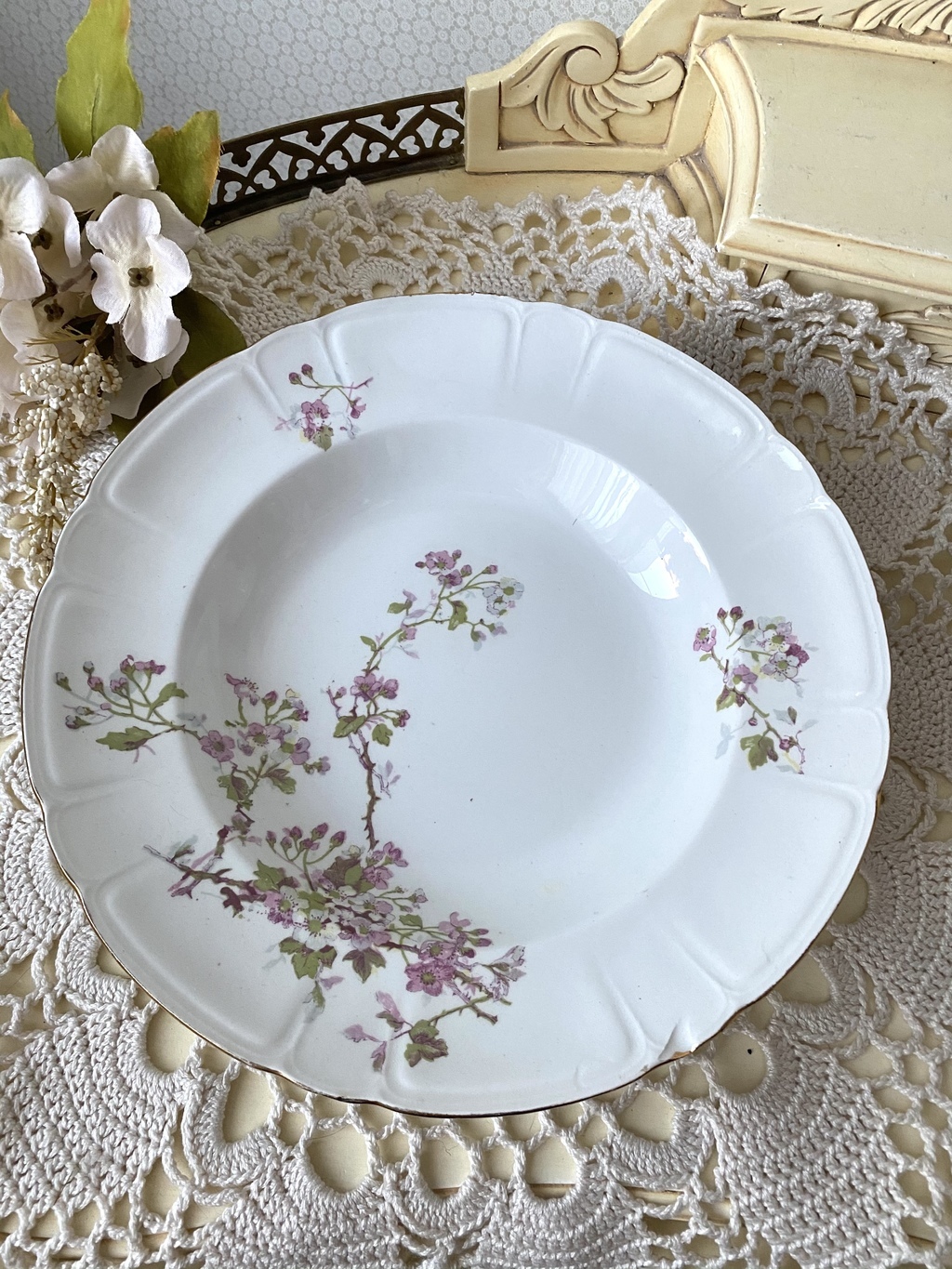 ✨Антикварная глубокая тарелка Gustavsberg (скол) Арт 472