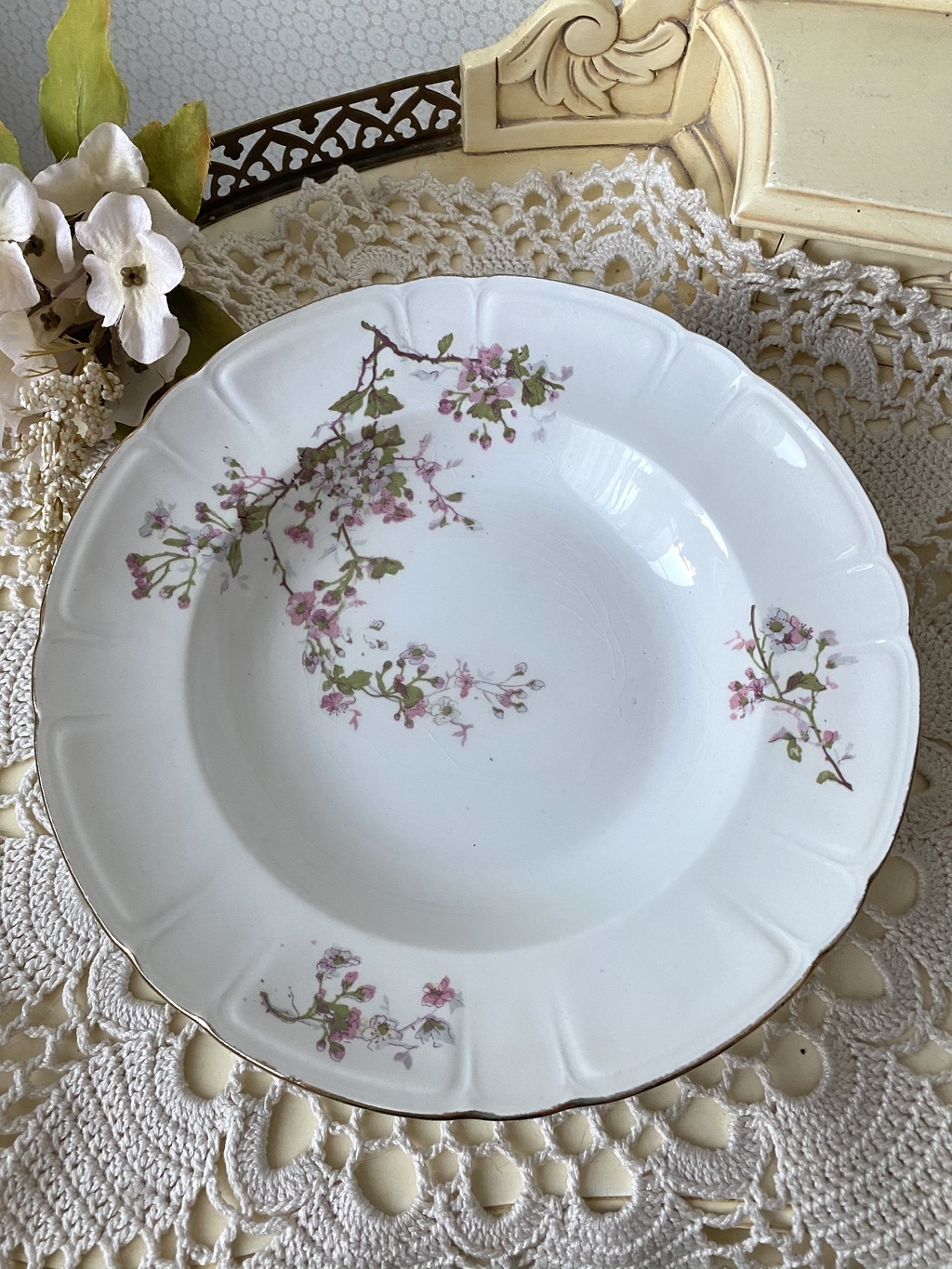 ✨Антикварная глубокая тарелка Gustavsberg (уценка) Арт 473