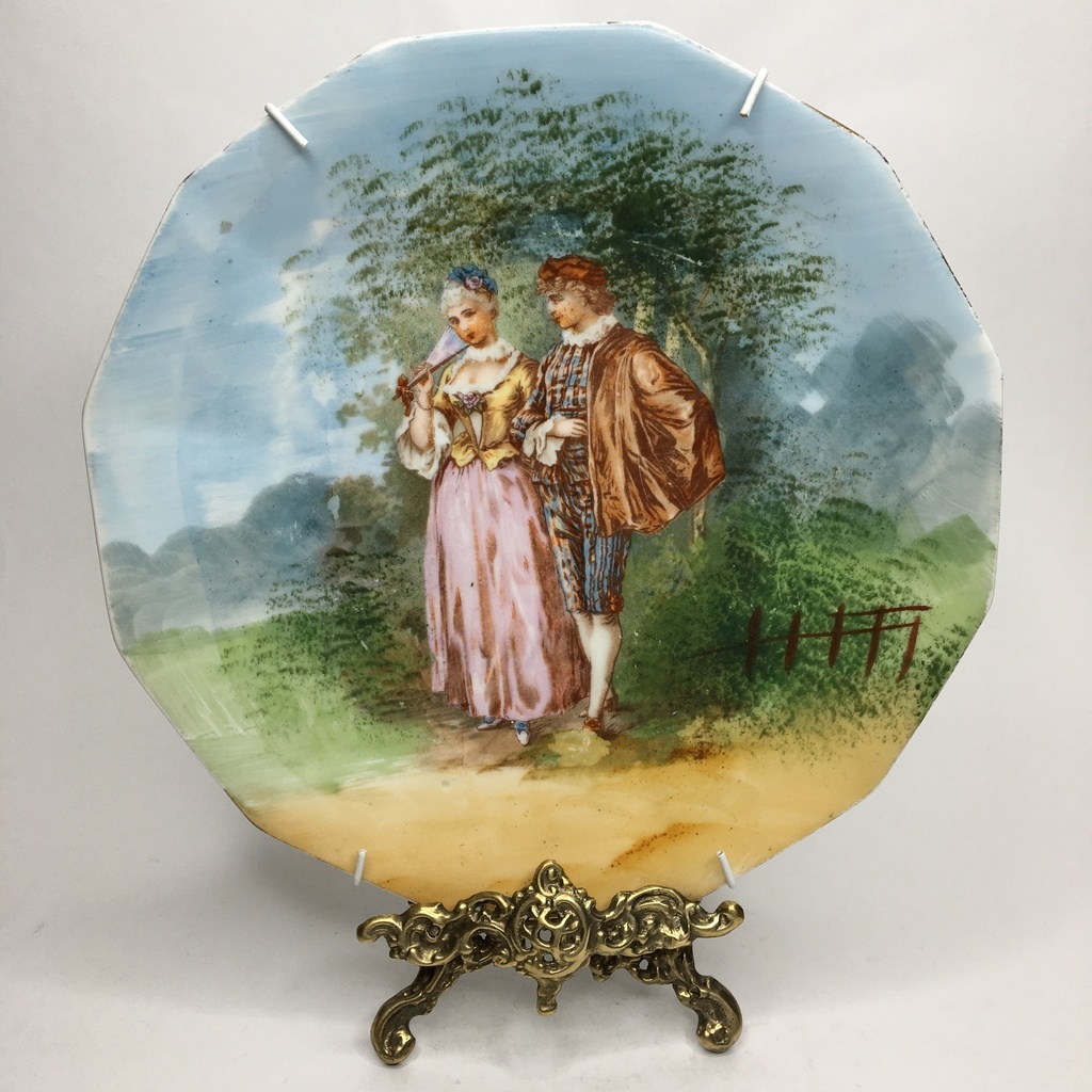 ✨Старинная тарелка Лимож 22 см Арт 635