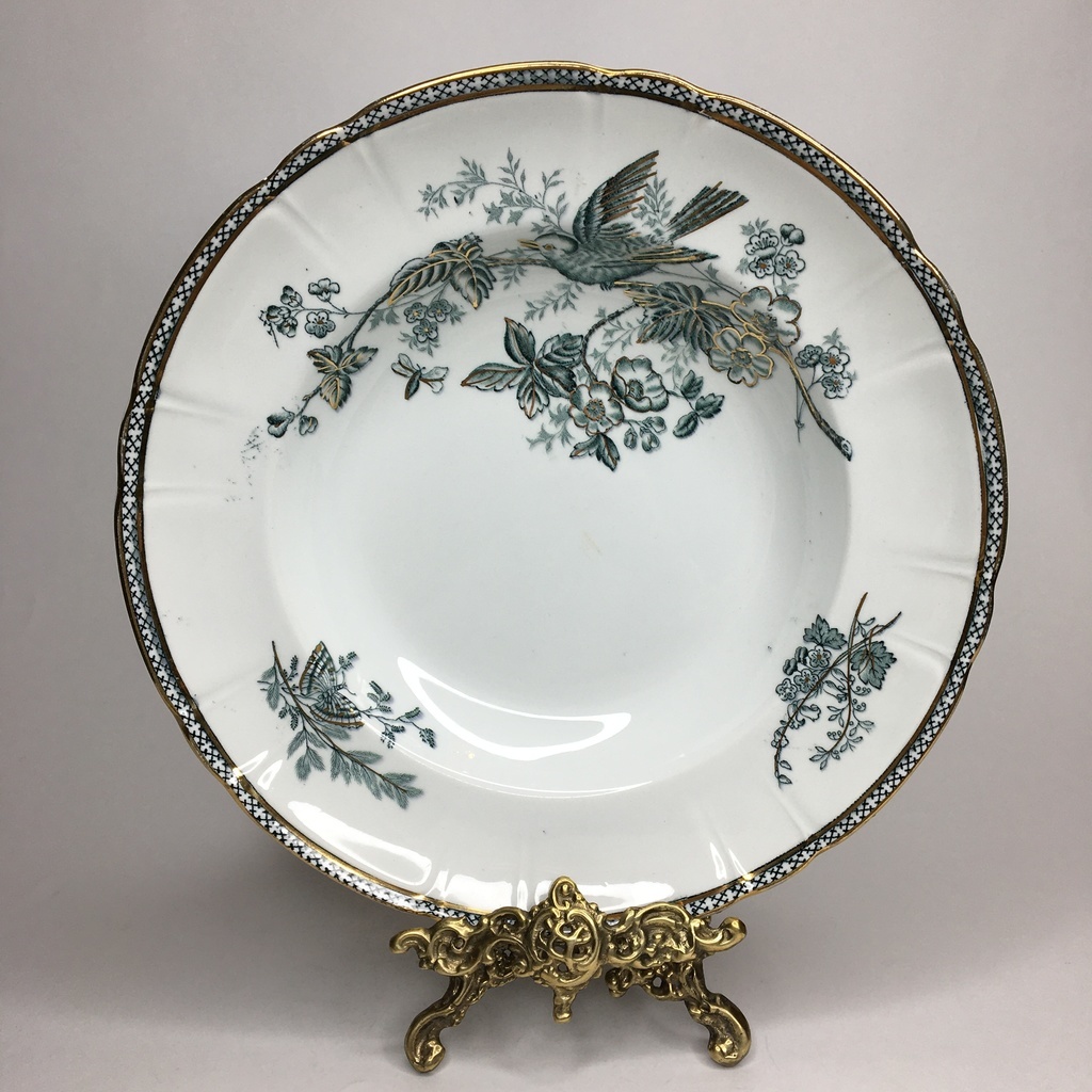 ✨Антикварная глубокая тарелка Gustavsberg  24 см Арт 935