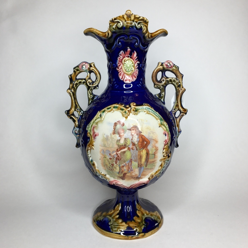 Старинная ваза Англия фаянс 33 см Арт 1012