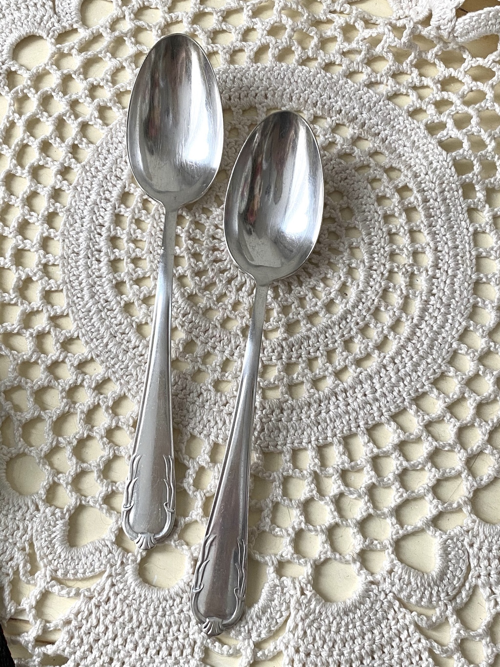 ✨Винтажная ложка серебрение 18 см Арт 72