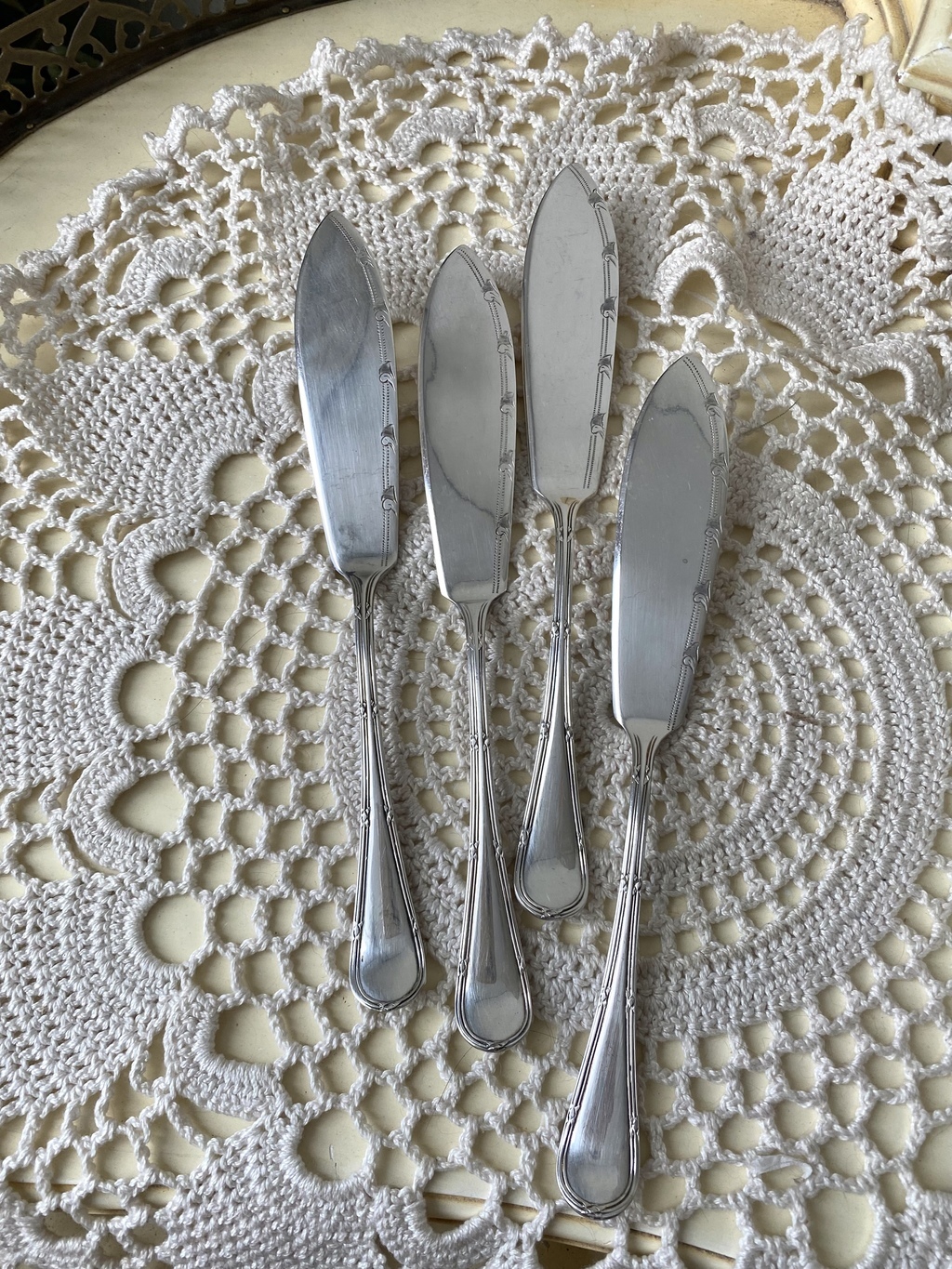 ✨Винтажный нож серебрение 21 см Арт 1167