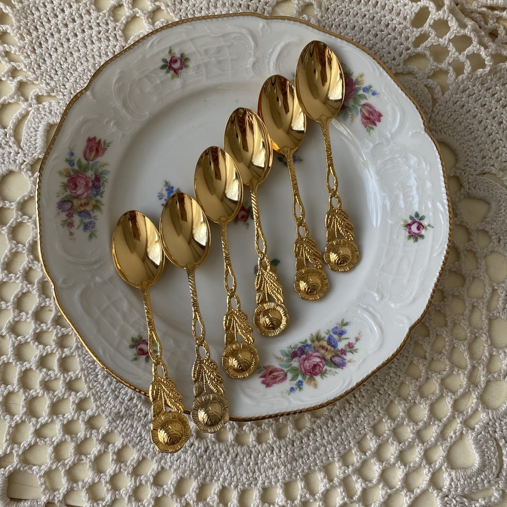 ✨Кофейная ложка «Роза» Арт 1380