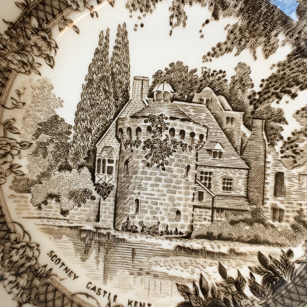 ✨Тарелка English Ironstone Tableware Ltd. "Scotney Castle Kent" 22 см Арт 1547