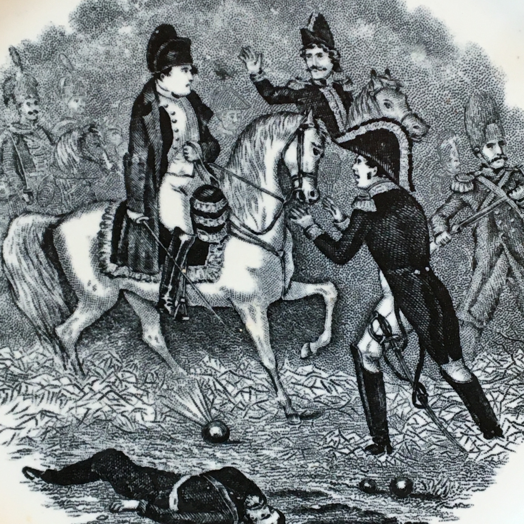 ✨Тарелка "Наполеон" Imperiale & Royale Франция рубеж веков фаянс 24 см