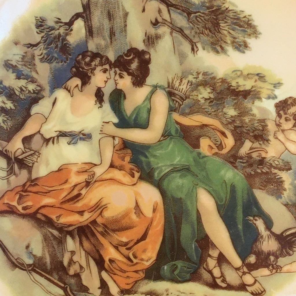 ✨Блюдо круглое "Мадонна" Jaeger Eisenberg Германия 30 см Арт 8013