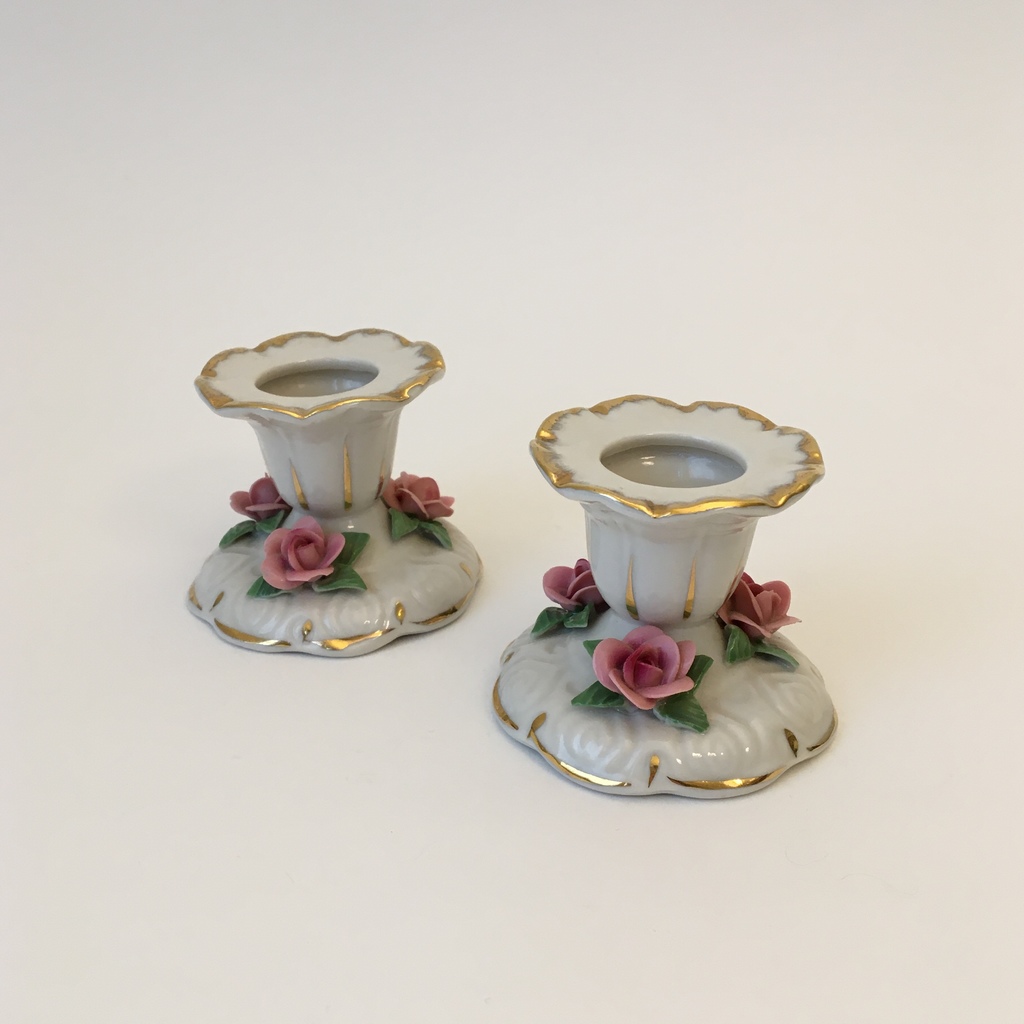 ✨Подсвечник "Розы" Германия конец 20 века фарфор Арт 1631