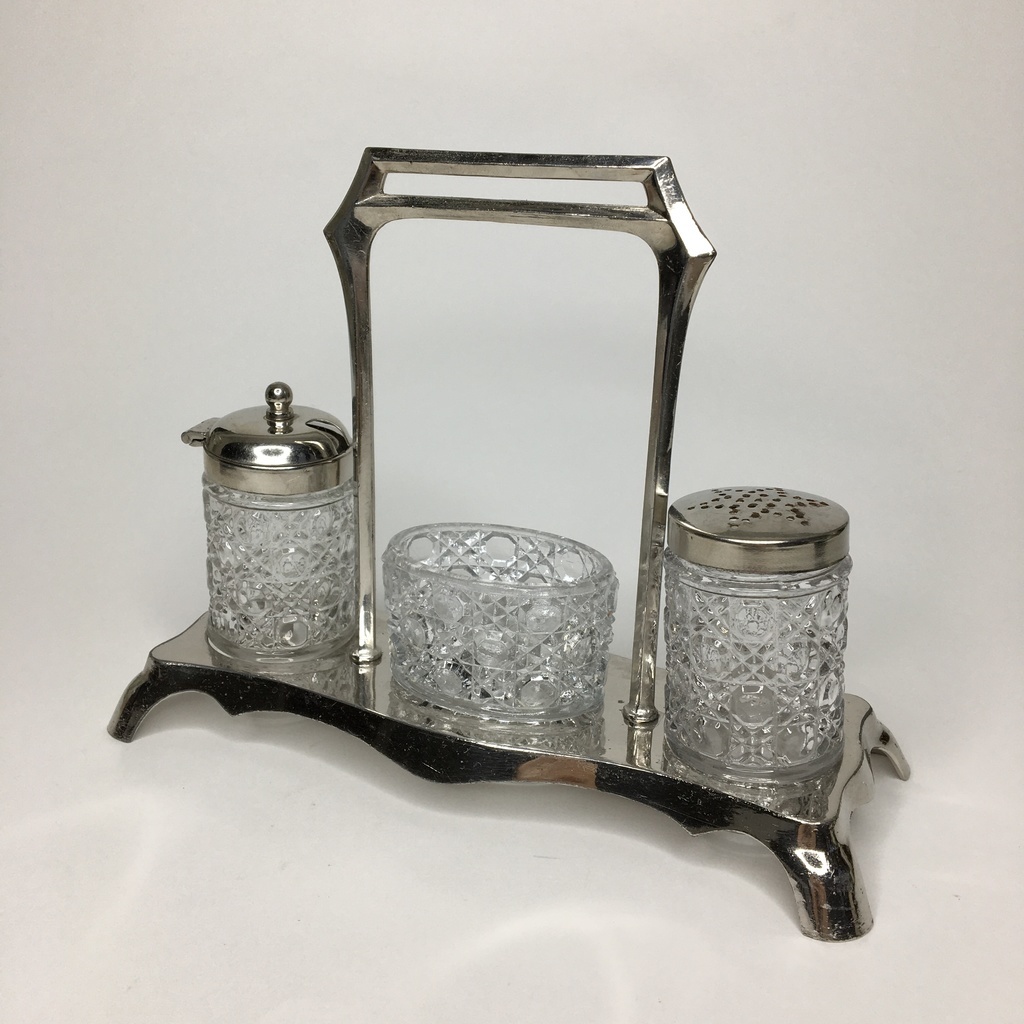 Круэт 4 предмета Швеция металл стекло