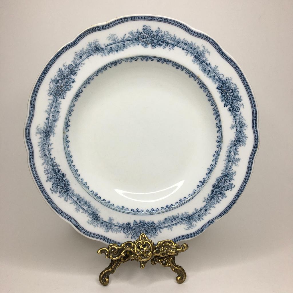 ✨Старинная  глубокая тарелка  Rorstrand linnea 25 см Арт 8180