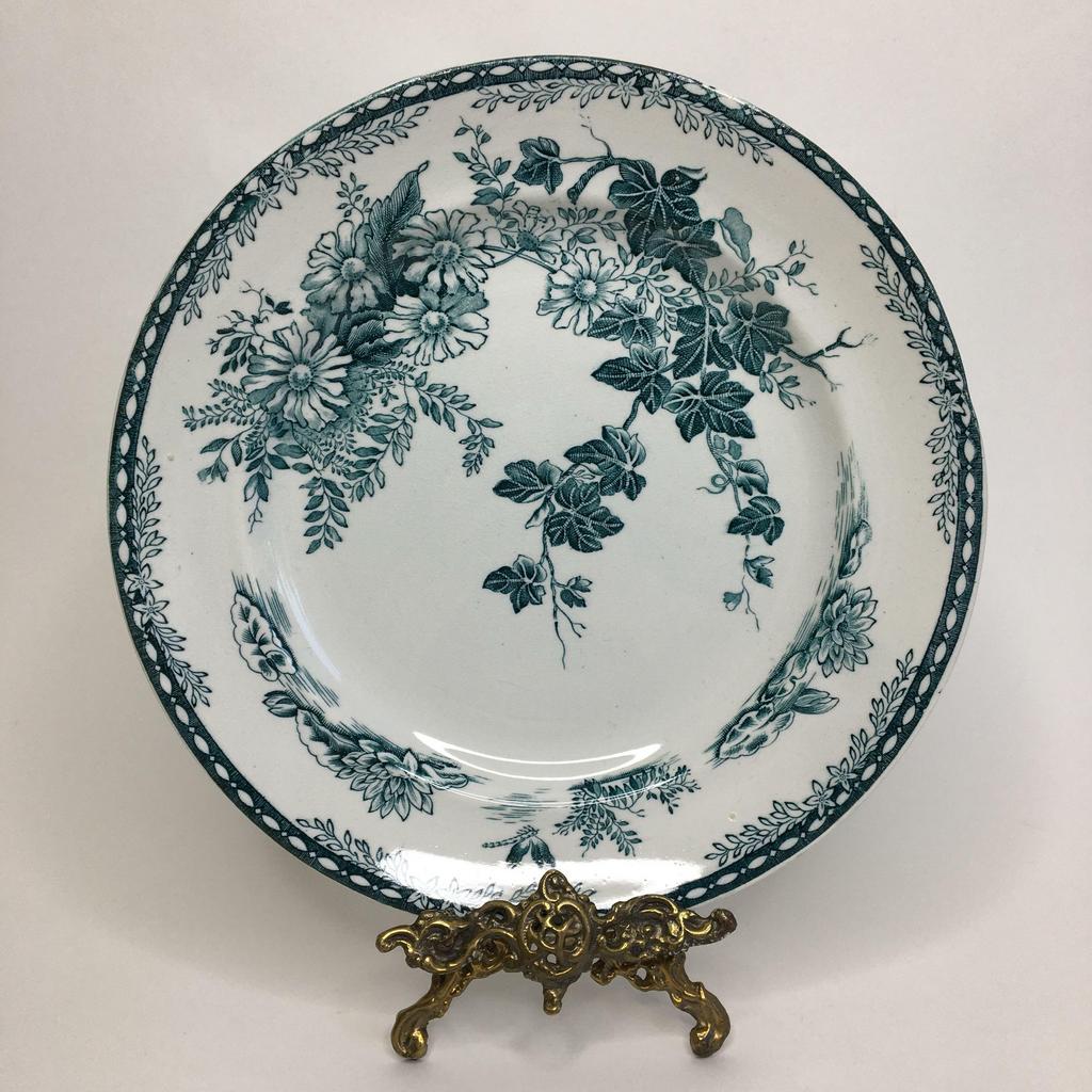 ✨Старинная тарелка Gustafsberg Flora 24 см