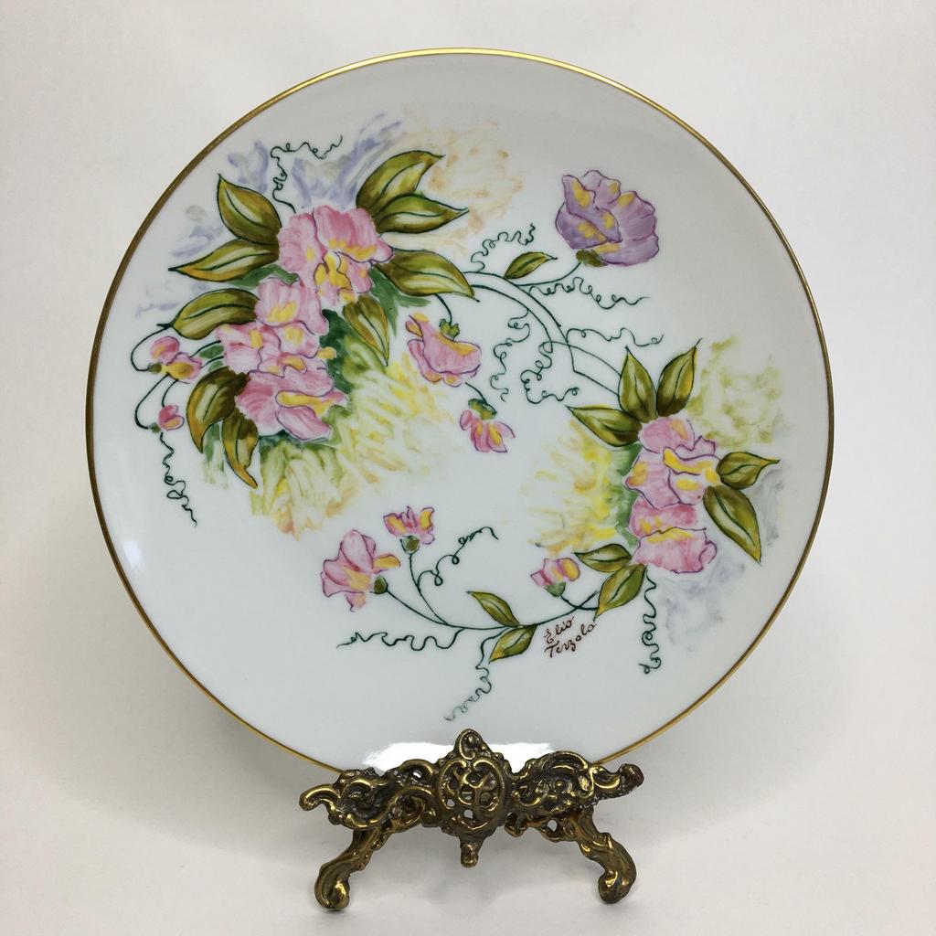 ✨Тарелка Tirschenreuth Germany роспись  24 см Арт 8263