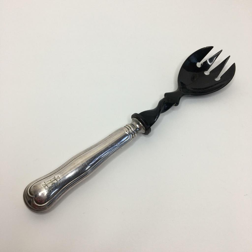 ✨Старинная вилка для салата серебрение 24 см Арт 8376
