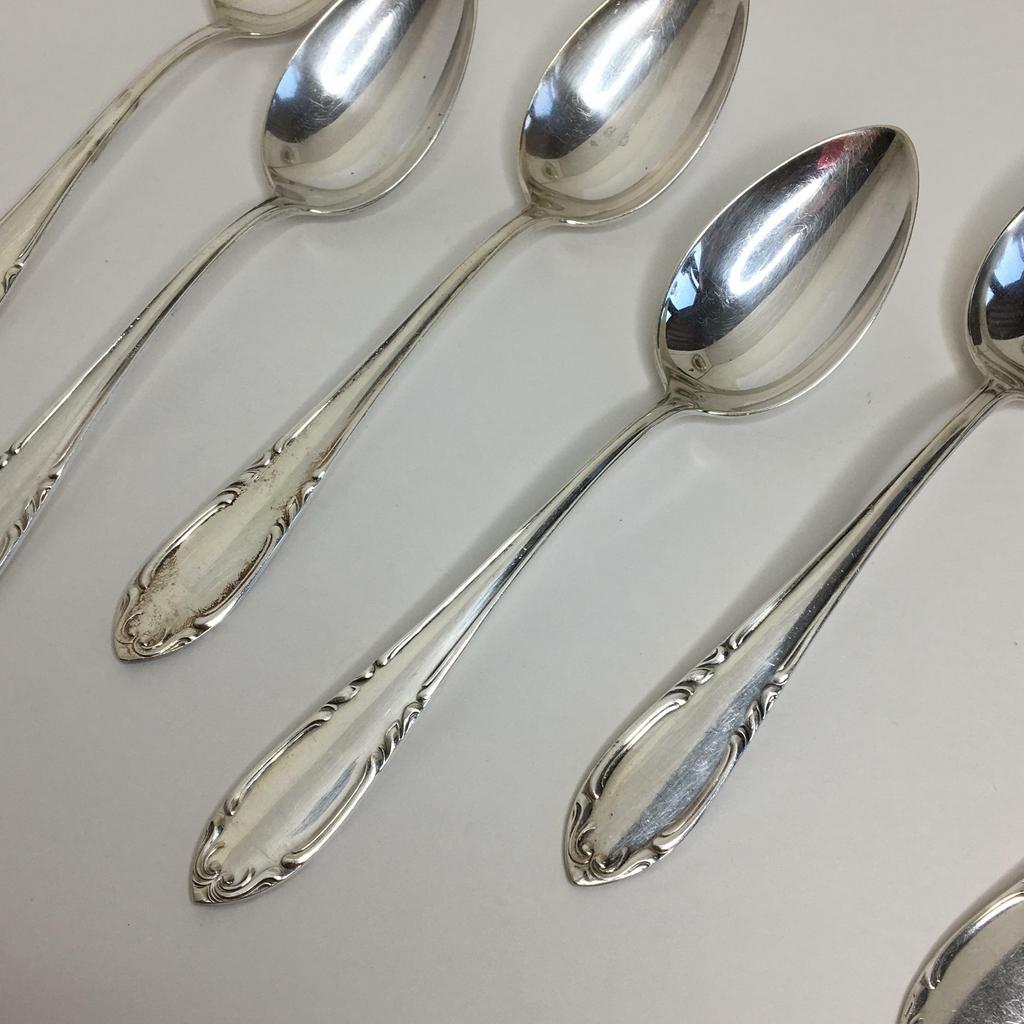 ✨Столовая   ложка серебре6ие Alp Швеция 19 см Арт 8398