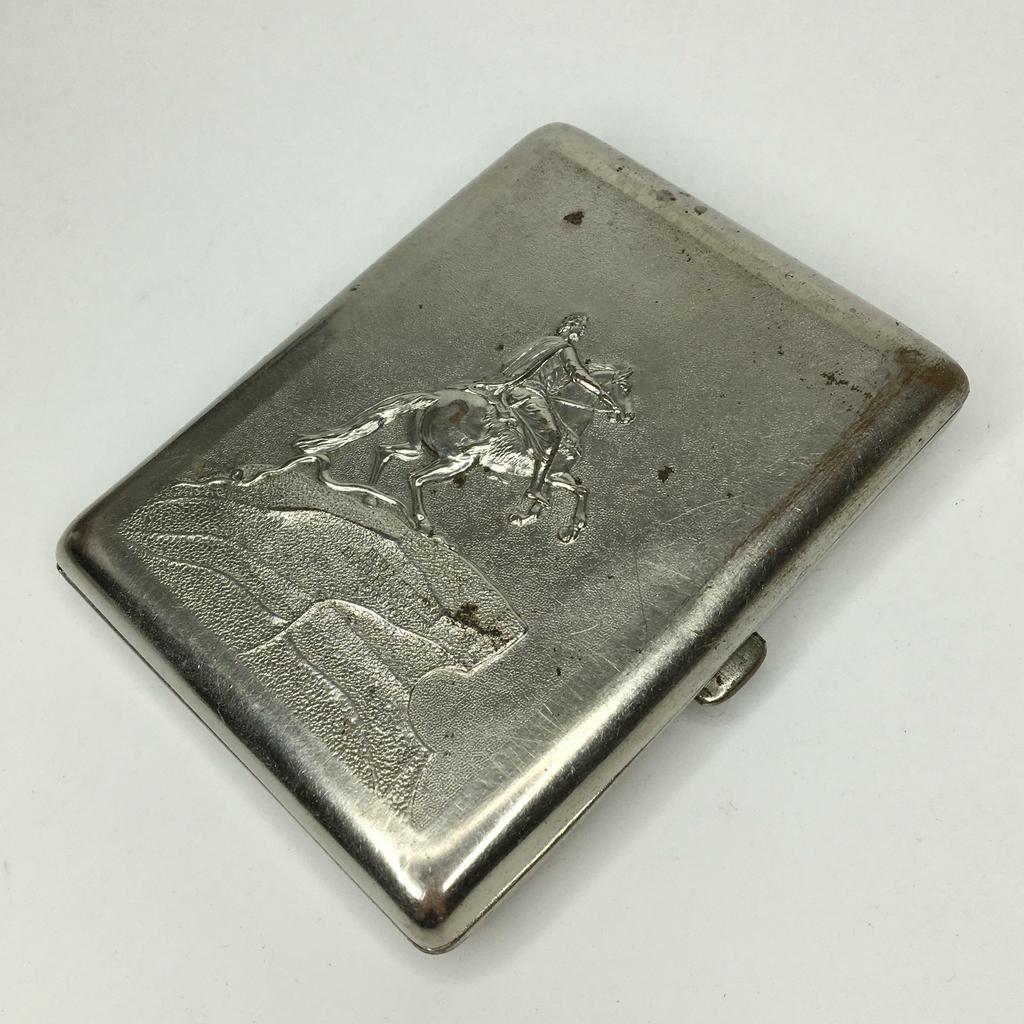 Портсигар металлический «Медный всадник» СССР арт 360
