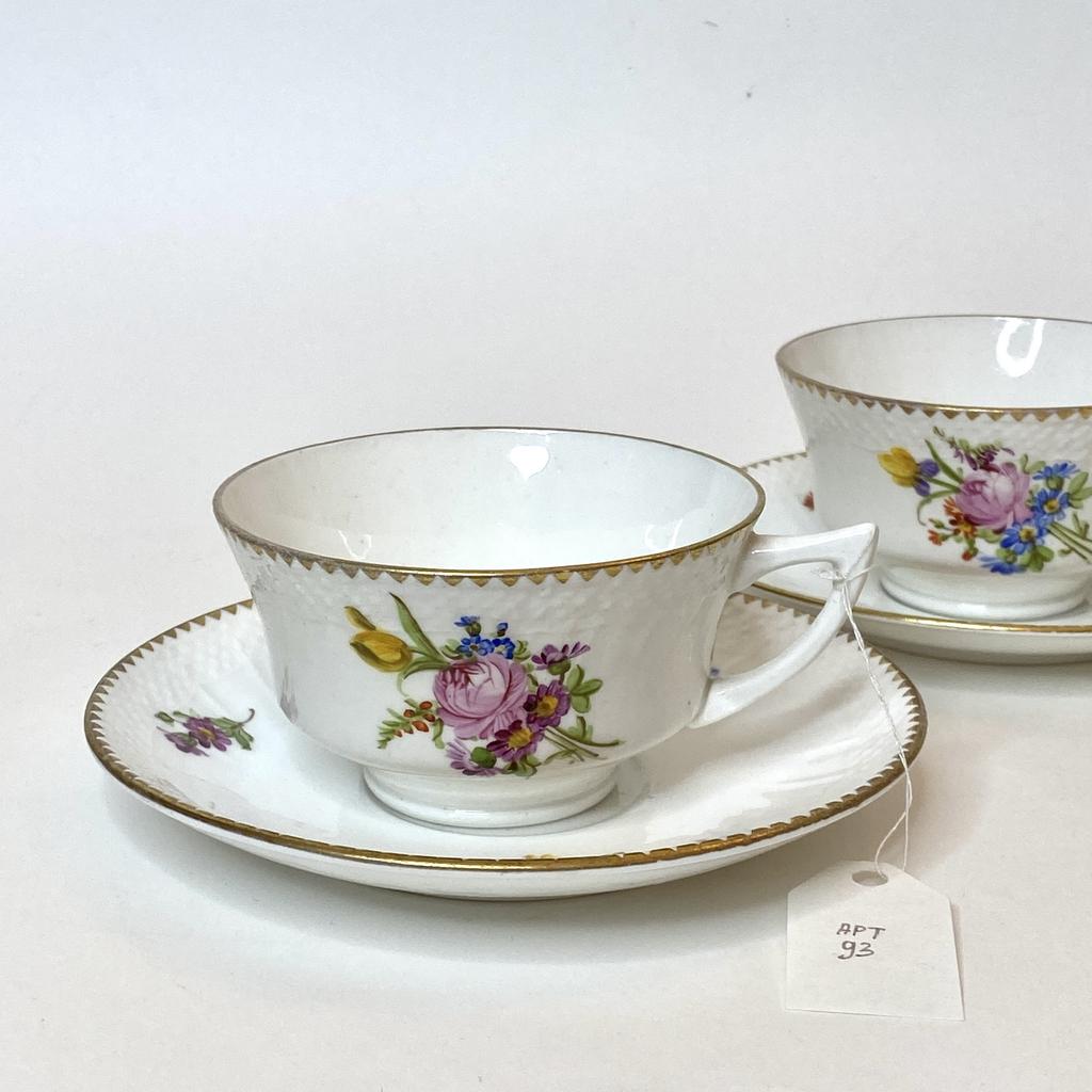 ✨Кофейная пара Gustafsberg роспись 150 мл арт 93