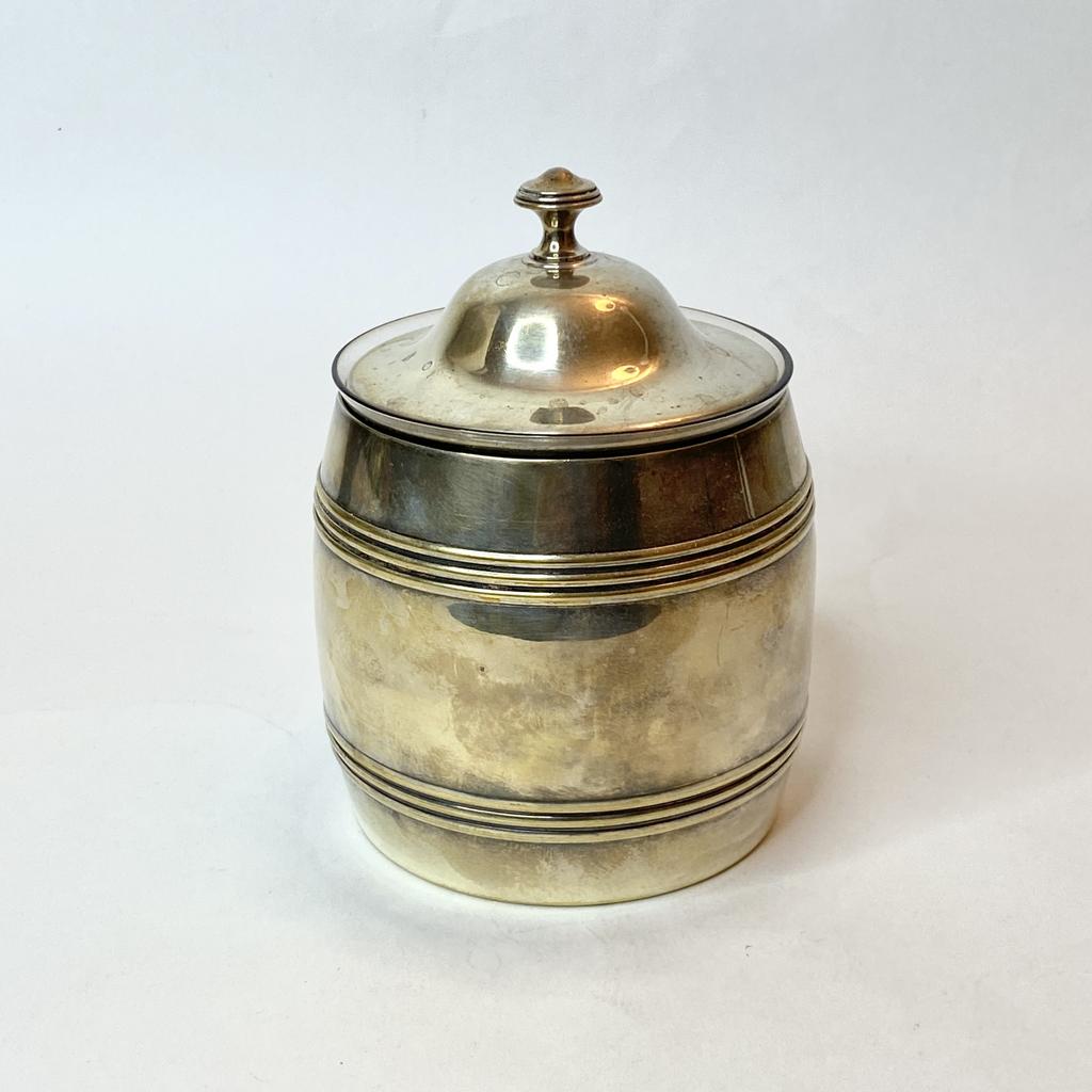 ✨Банка серебрение вкладка стекло арт 675