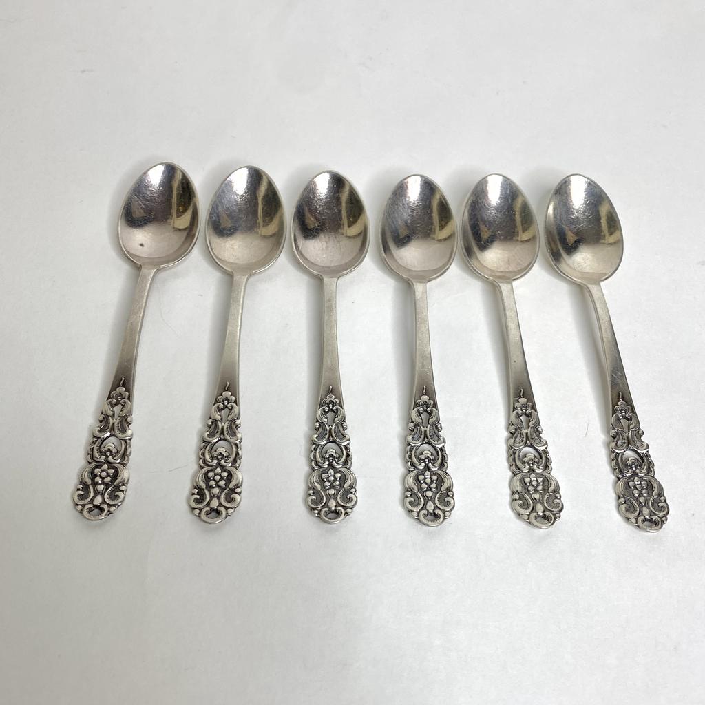 ✨Кофейная ложка с ажурной ручкой серебрение 10 см Арт  1257