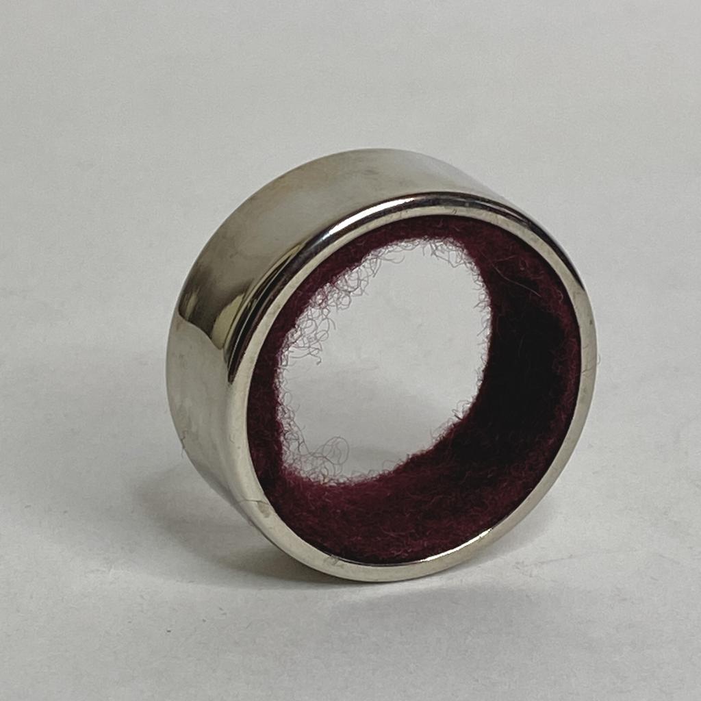 ✨Кольцо для бутылки серебрение  Бордо 4 см Швеция Арт  1346