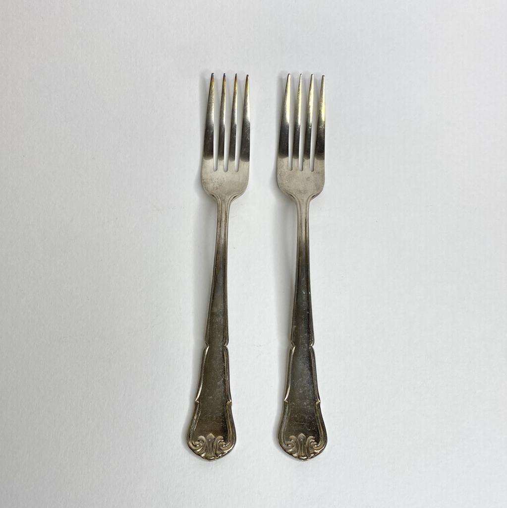 ✨Столовая вилка серебрение 19 см Швеция Арт  1551