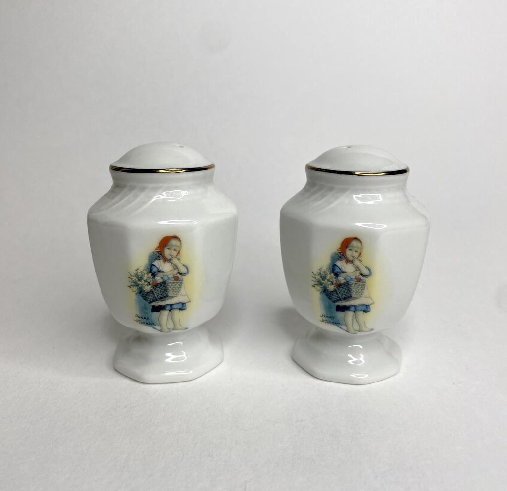 ✨Набор фарфоровый соль+перец Jenny Nystrem 1980 г Арт 37