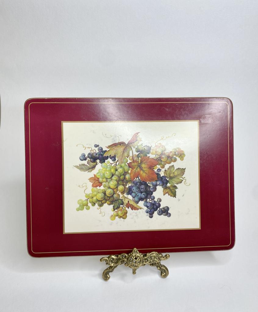 Подставка под горячее «Виноград»  Англия 30 см Арт 928