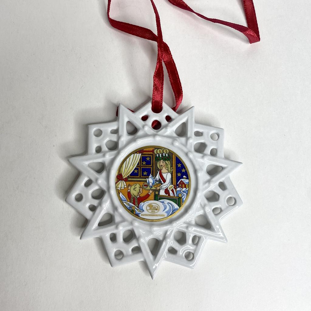 Рождественская звезда Hutschenreuther 8 см Арт 1218