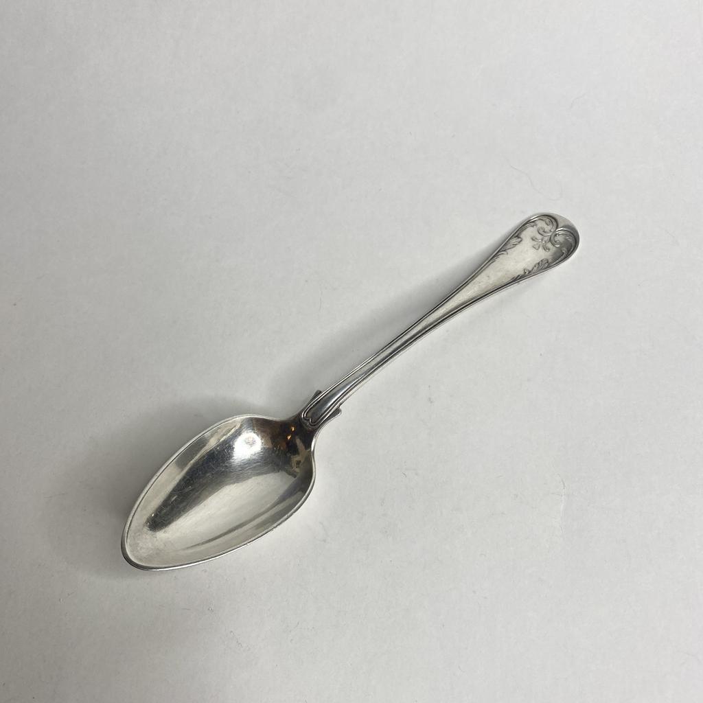 ✨Чайная ложка с гравировкой ВК серебрение Швеция 14 см Арт 1385