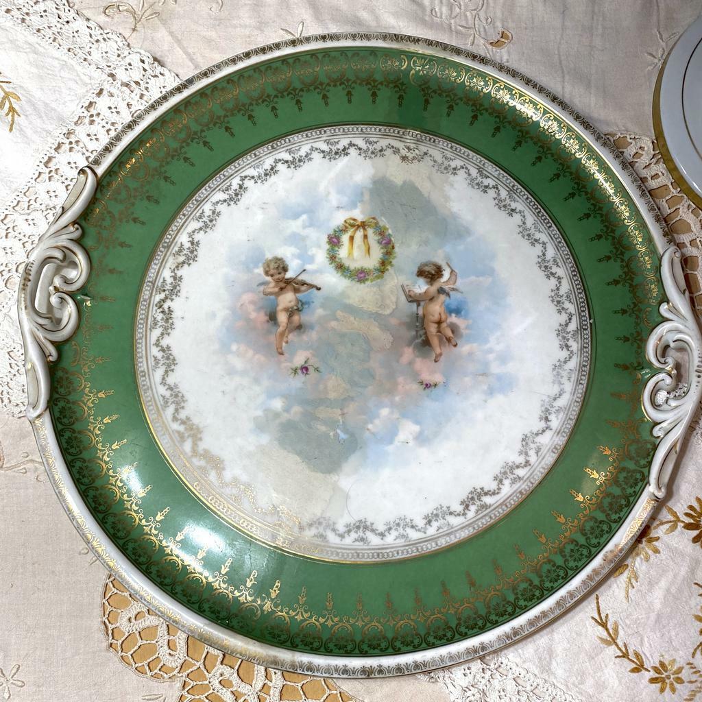 Фарфоровый поднос Дрезден 38 см Арт 1428