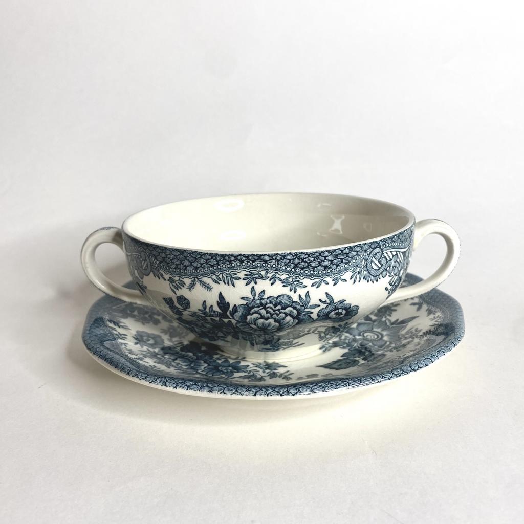 ✨Бульонная пара Enoch Wedgwood “Asiatic Pheasants” Арт 1474