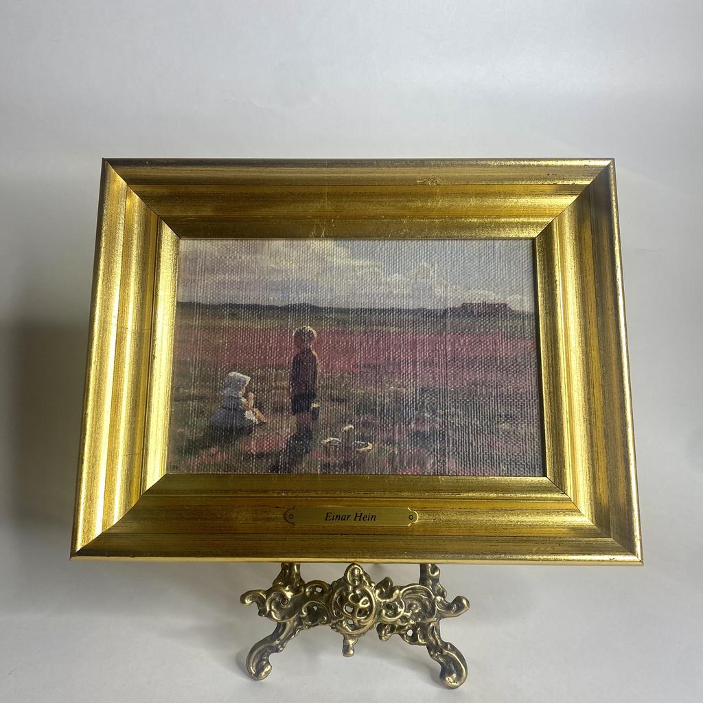 ✨Репродукция картины Einar Hein в деревянной раме  24 см Арт 1483