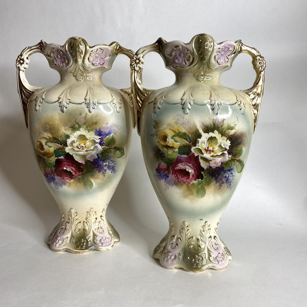 Парные вазы Англия 27 см Арт 1607