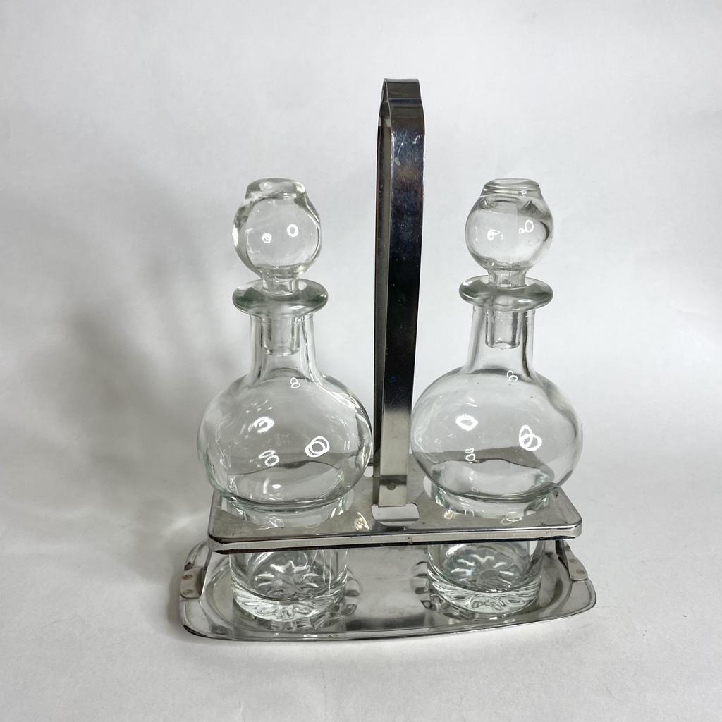 Набор для масел  из 2-х предметов на подставке Арт 1304