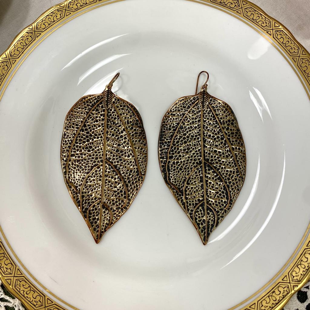 Серьги «Листок» Арт 1803