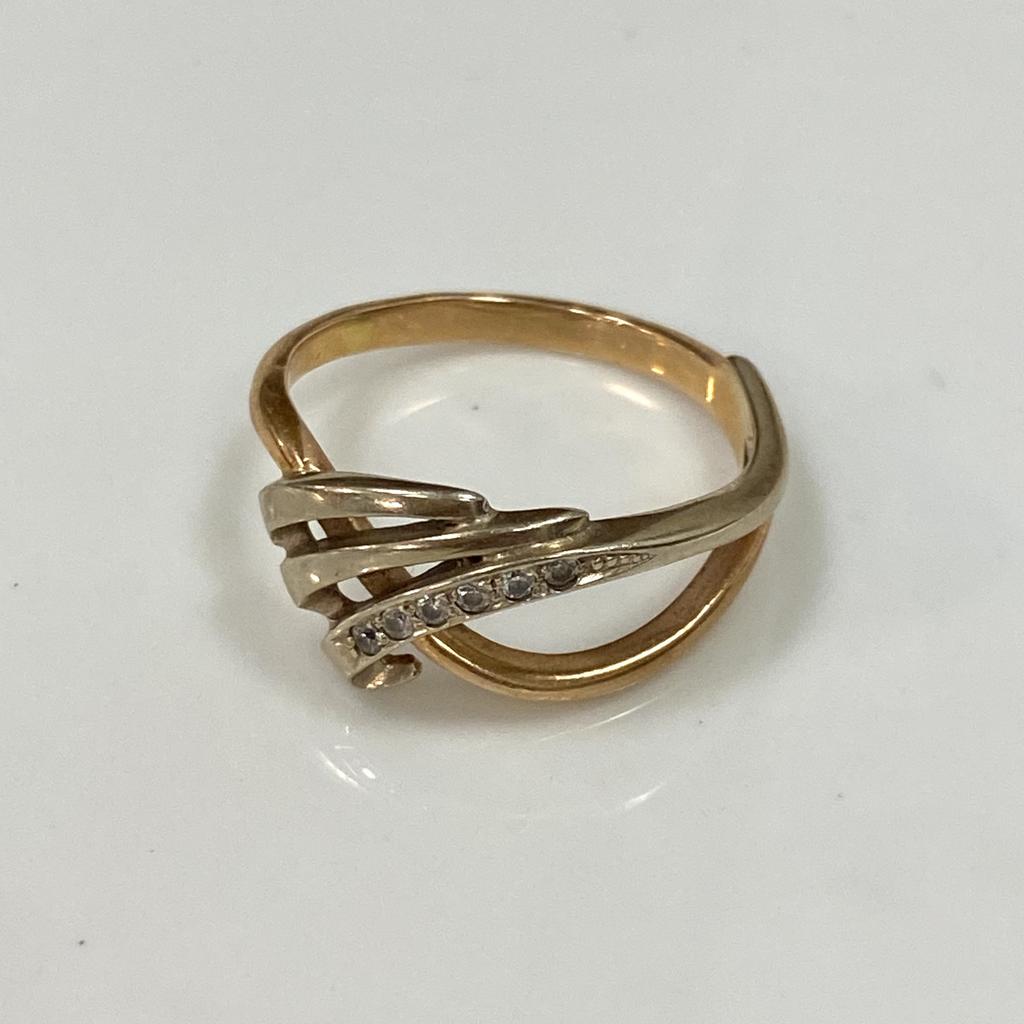 Винтаж, кольцо золото Арт 1815