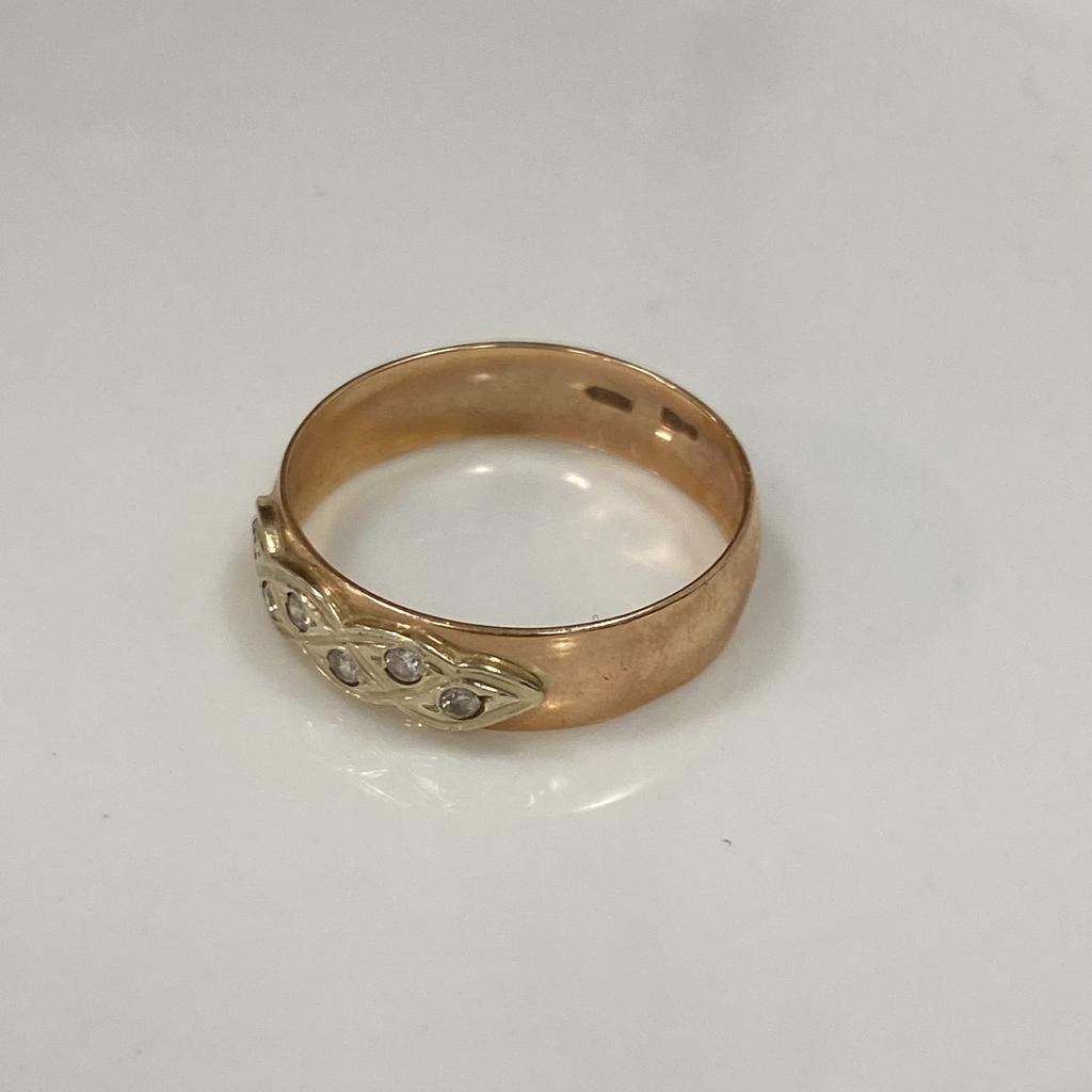 Кольцо с фианитами золото Арт 1819