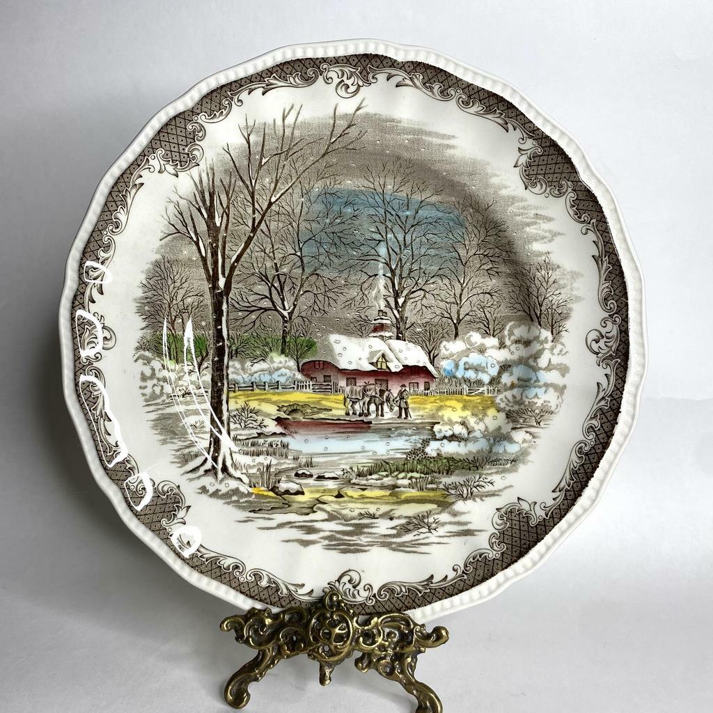 Фарфоровая тарелка Kensington  «Сонеты Шекспира» 26 см Арт 1486