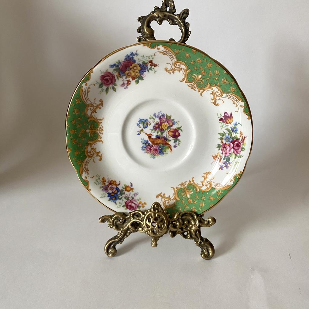 ✨Фарфоровое чайное Блюдце  Rockingham Paragon 15 см Арт 1496