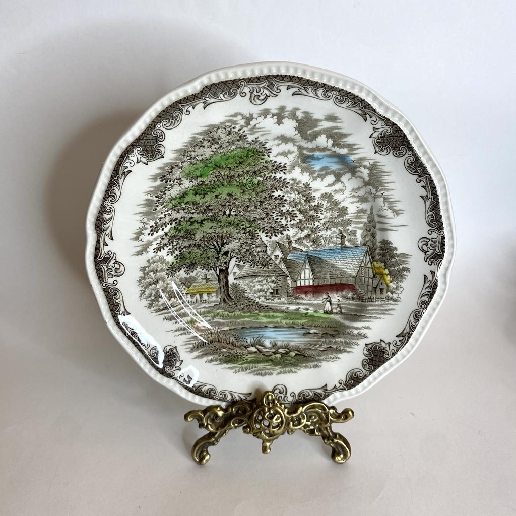 ✨Фарфоровая тарелка  Kensington сонеты Шекспира Арт 1253