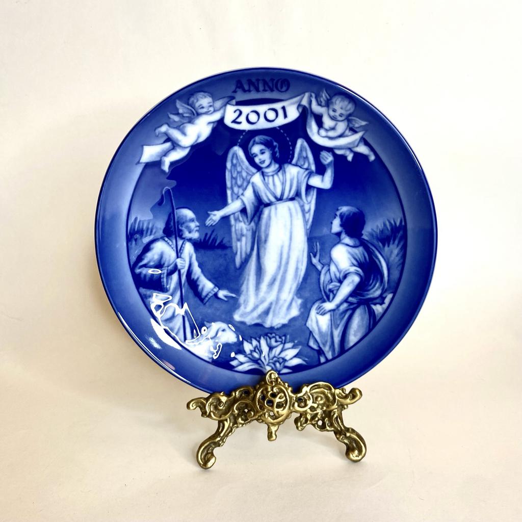 ✨Коллекционная рождественская тарелка 2001г. Арт 1651