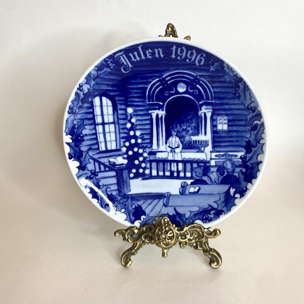 ✨Коллекционная рождественская тарелка Porsgrund  1996 год Арт 158