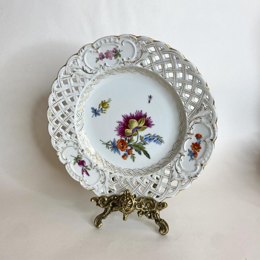 ✨Фарфоровая тарелка с росписью 20 см Арт 1472