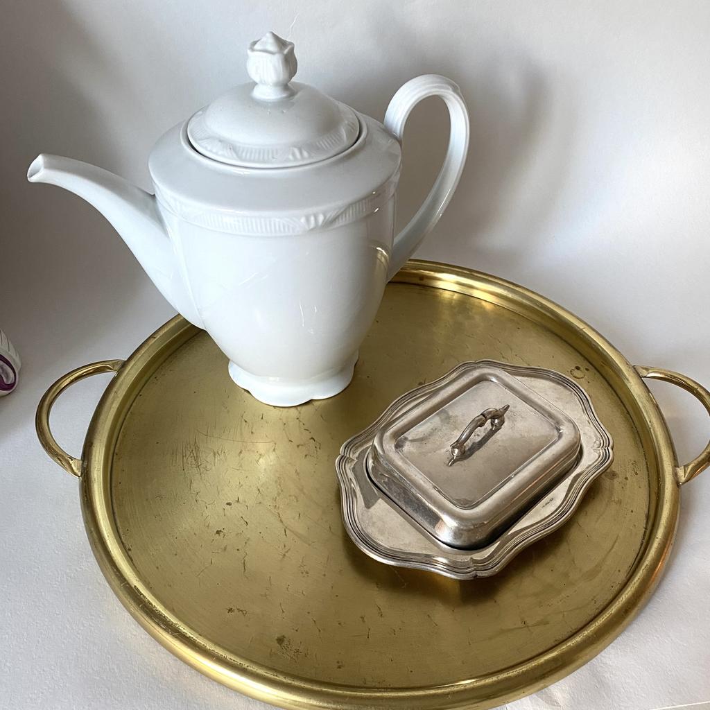 Винтажные поднос с ручками 42 см Арт 1718