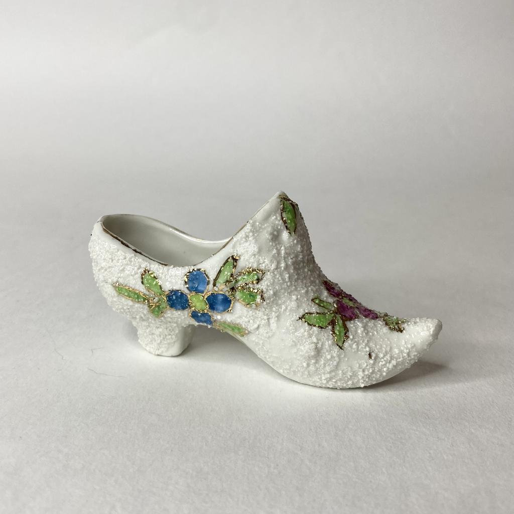 ✨Фарфоровая туфелька «Цветы» Арт 1727