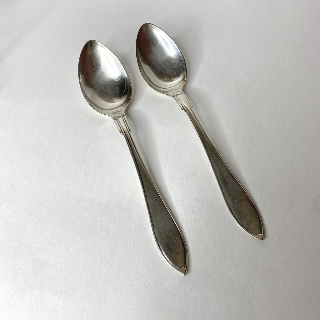 ✨Винтажная столовая ложка серебрение 22 см Арт 2068