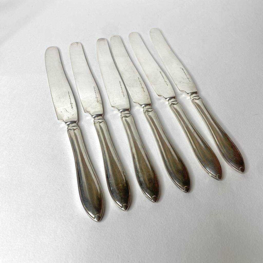 ✨Винтажный столовый нож серебрение 24 см Арт 2071