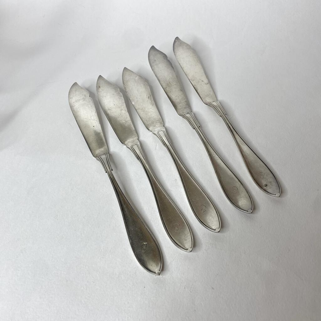 ✨Винтажный нож для рыбы серебрение Арт 2086