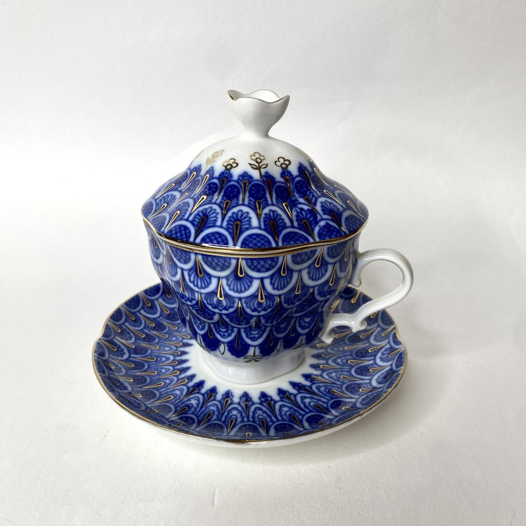 ✨Чайный бокал с блюдцем ЛФЗ Арт 1793