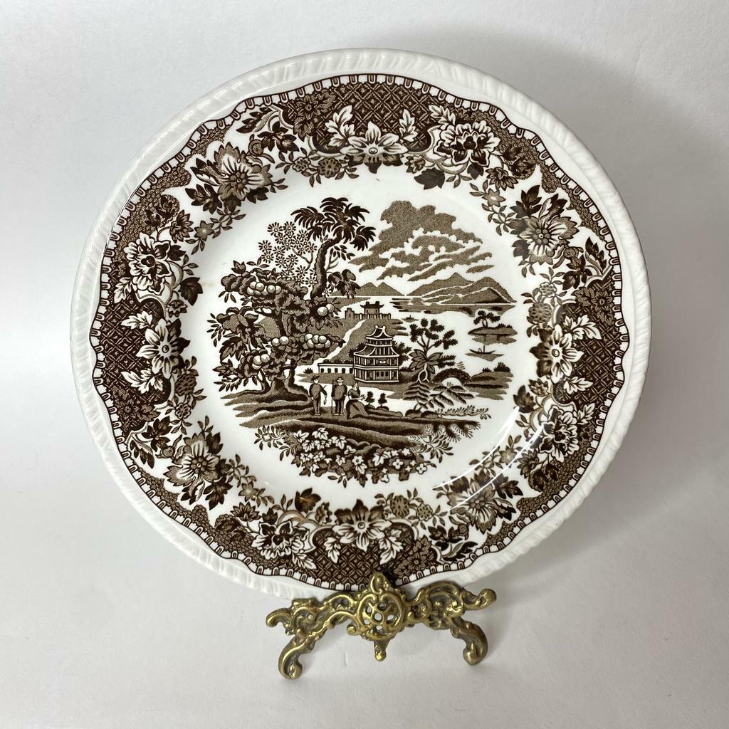 ✨ Фарфоровая тарелка  Woods Burslem Seaforth Арт 623